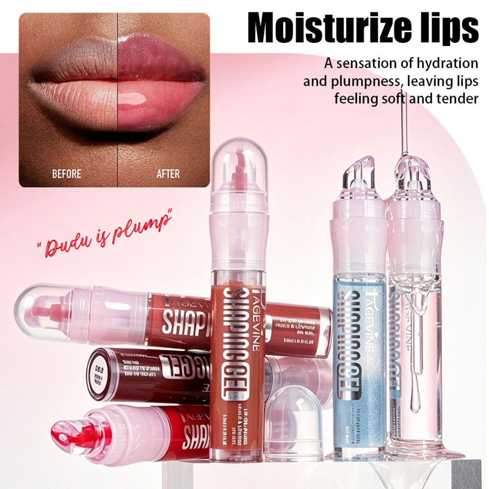Radiant Brightening Lip Gloss Glaze, Soft Mist Smooth Low Saturation Moisturizing Nourishing Lip Cream Easy to Apply